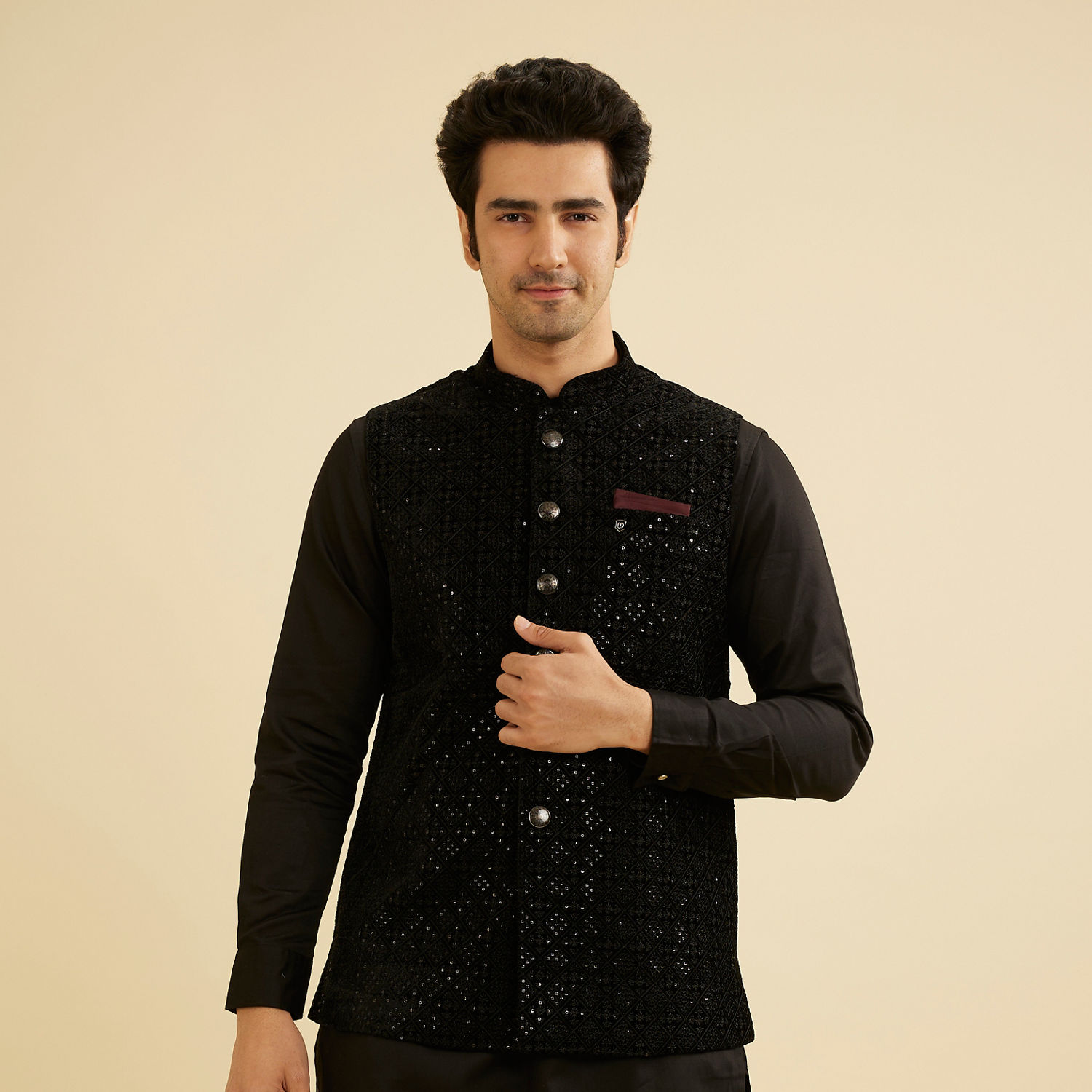 Modi jacket manyavar sale