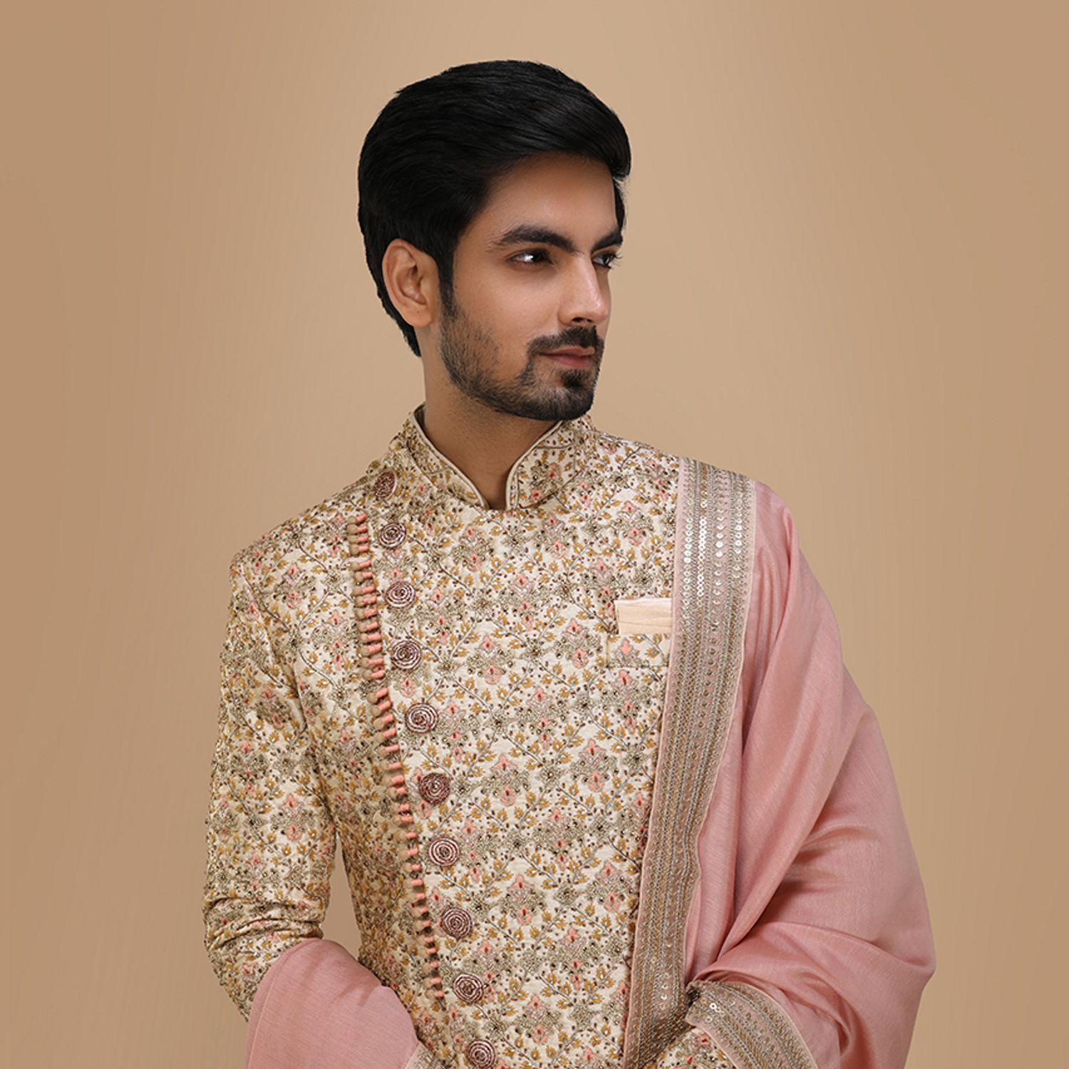 Sherwani for Men - Buy Sophisticated Black Sherwani Set Online @Manyavar