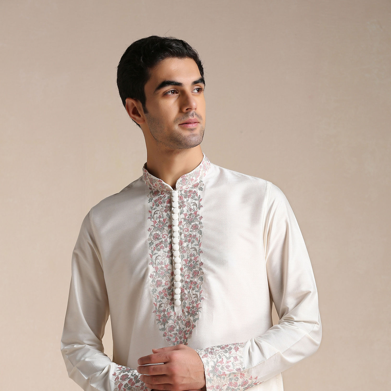 Buy Off White Kurta Online in Canada