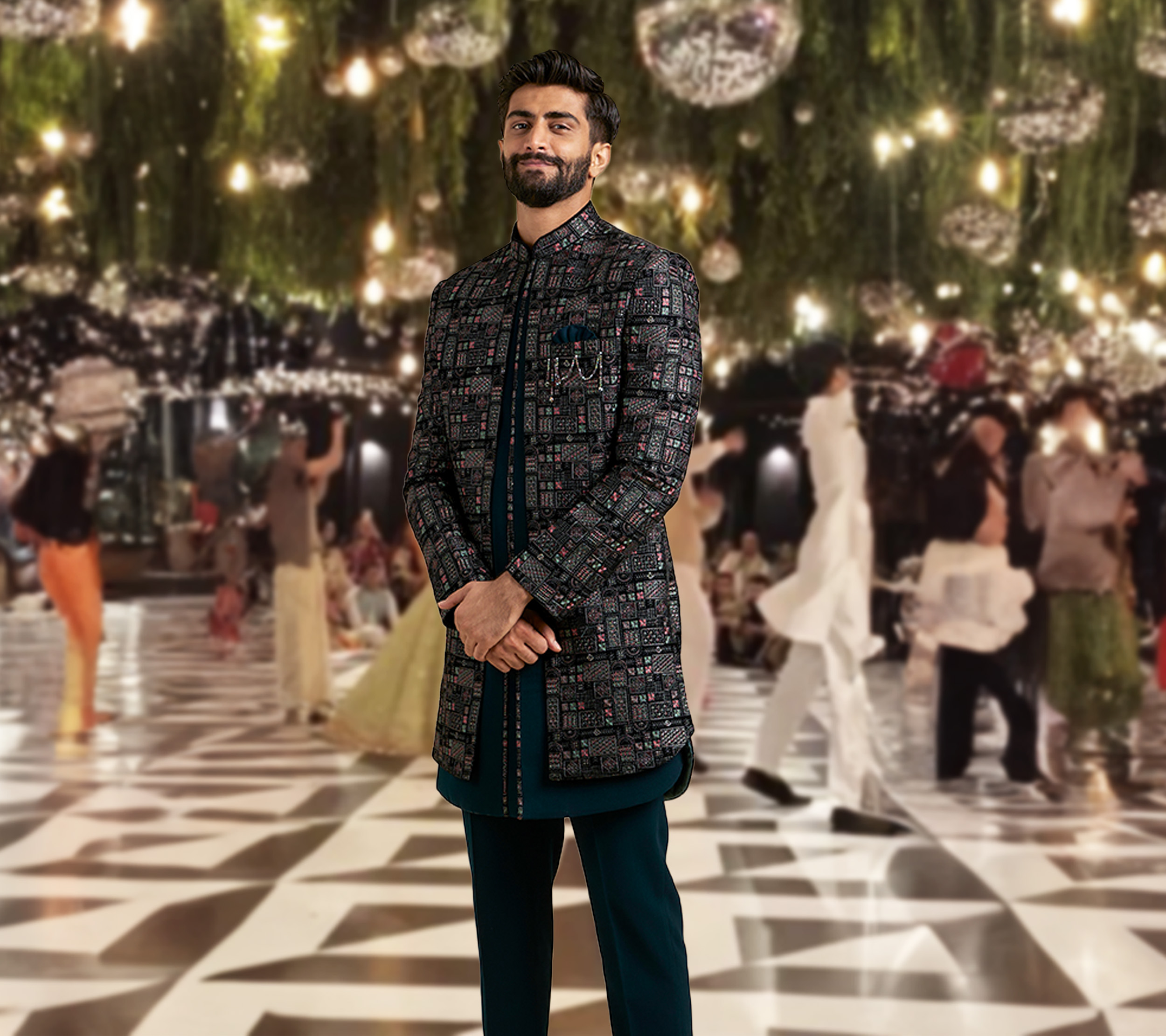 Match Made in Heaven: Pairing Your Sherwani with the Perfect Sangeet Theme