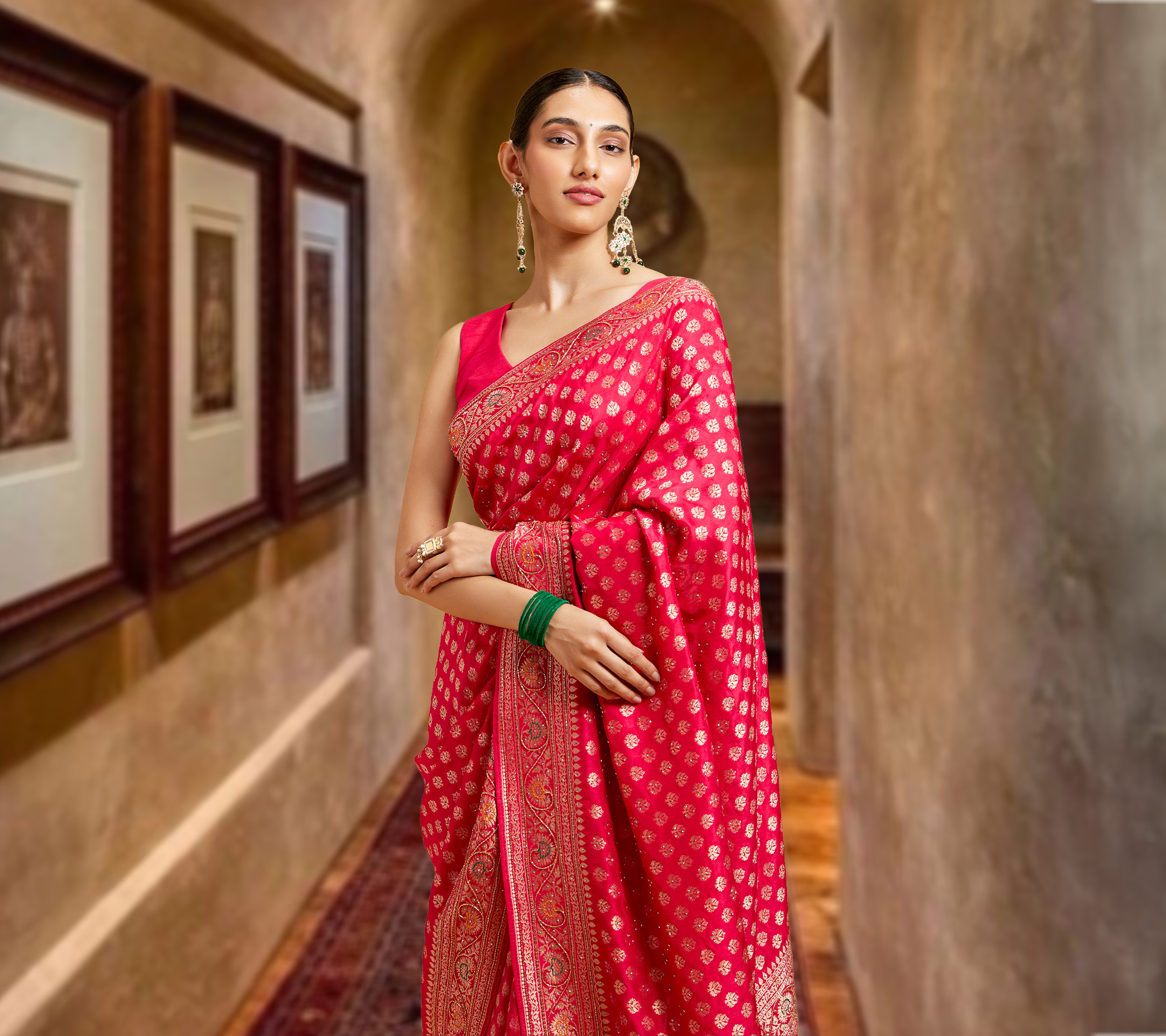 Banarasi Bel Buti Saree and More: Types of Banarasi Sarees for Brides and Weddings