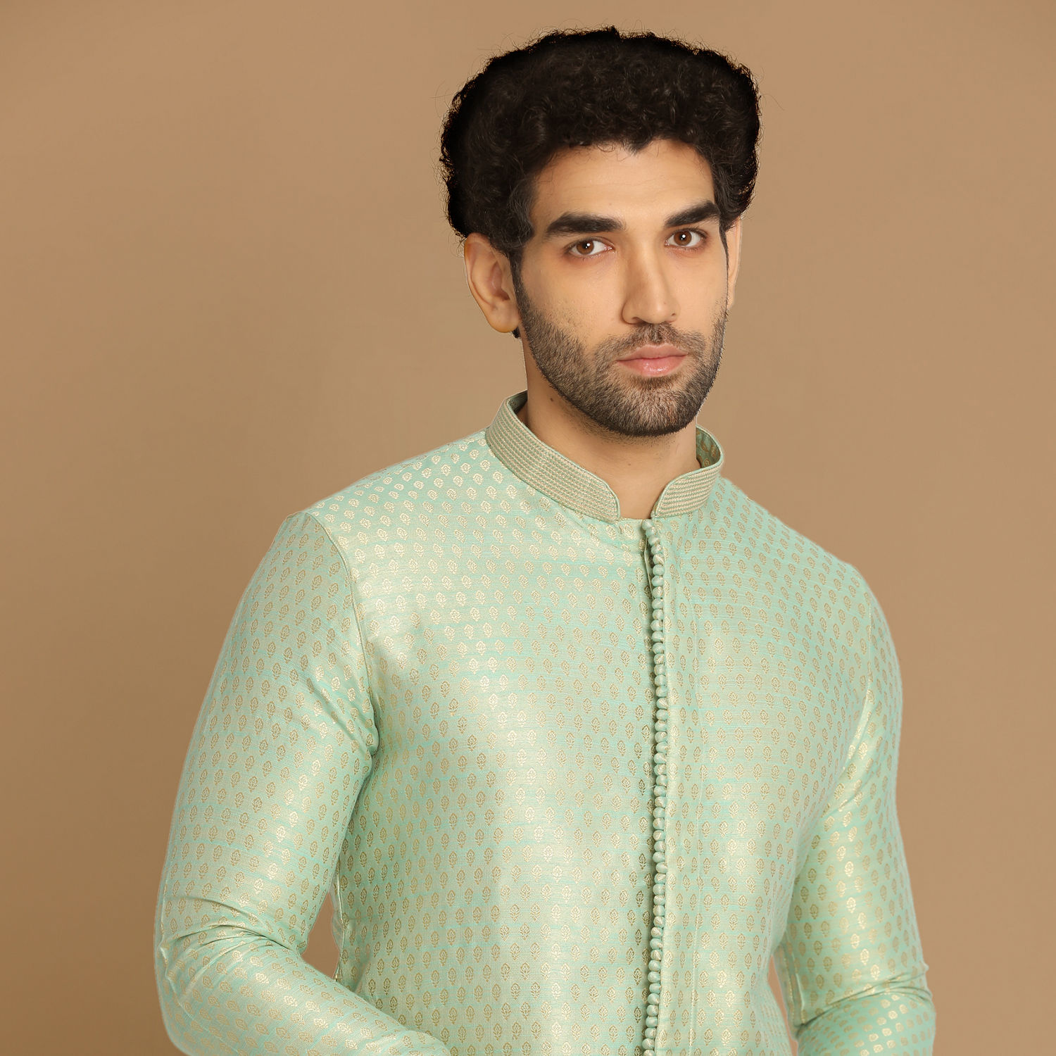 Kurta Pajama for Men - Buy Subtle Light Green Kurta Pajama Online @Manyavar